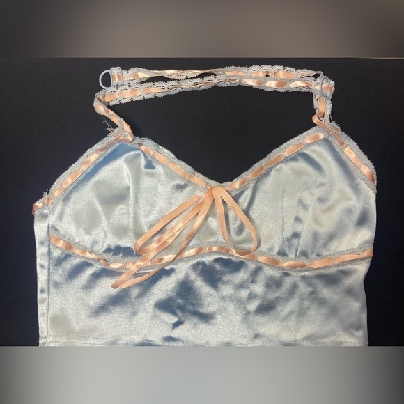 Sugar Thrillz Bralette Lot Of 3 - Pink & Baby Blue Size XS - Picture 2 of 5